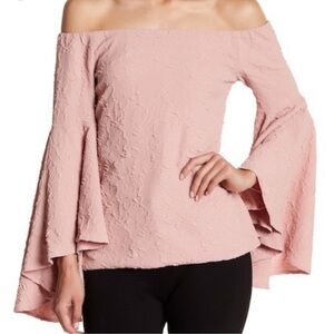 Romeo & Juliet Couture  misty rose crepe blouse light pink